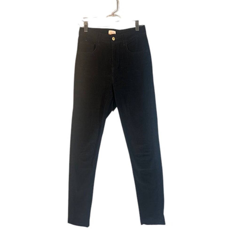 Gorman Women’s Black Corduroy Cotton Stretch Blend Casual Jeans Size 26